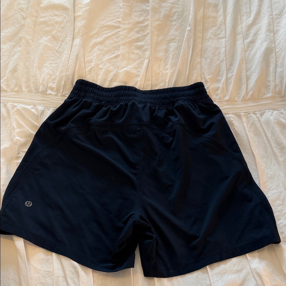 lululemon Pace Breaker 5” Linerless- Navy Blue XS